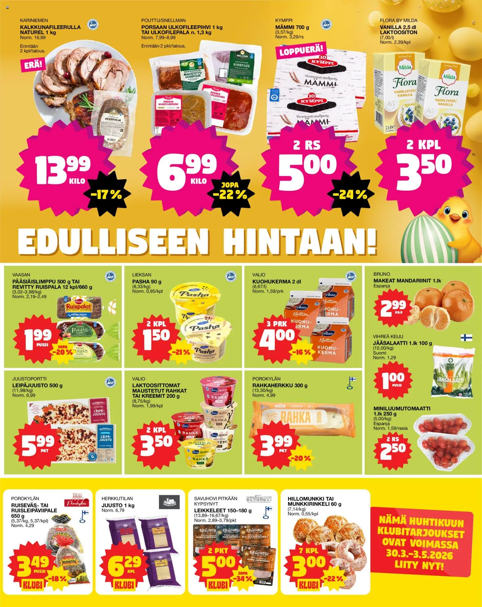 Tokmanni Ruokatarjoukset – voimassa 01.04.2026 alkaen | Sivu: 3