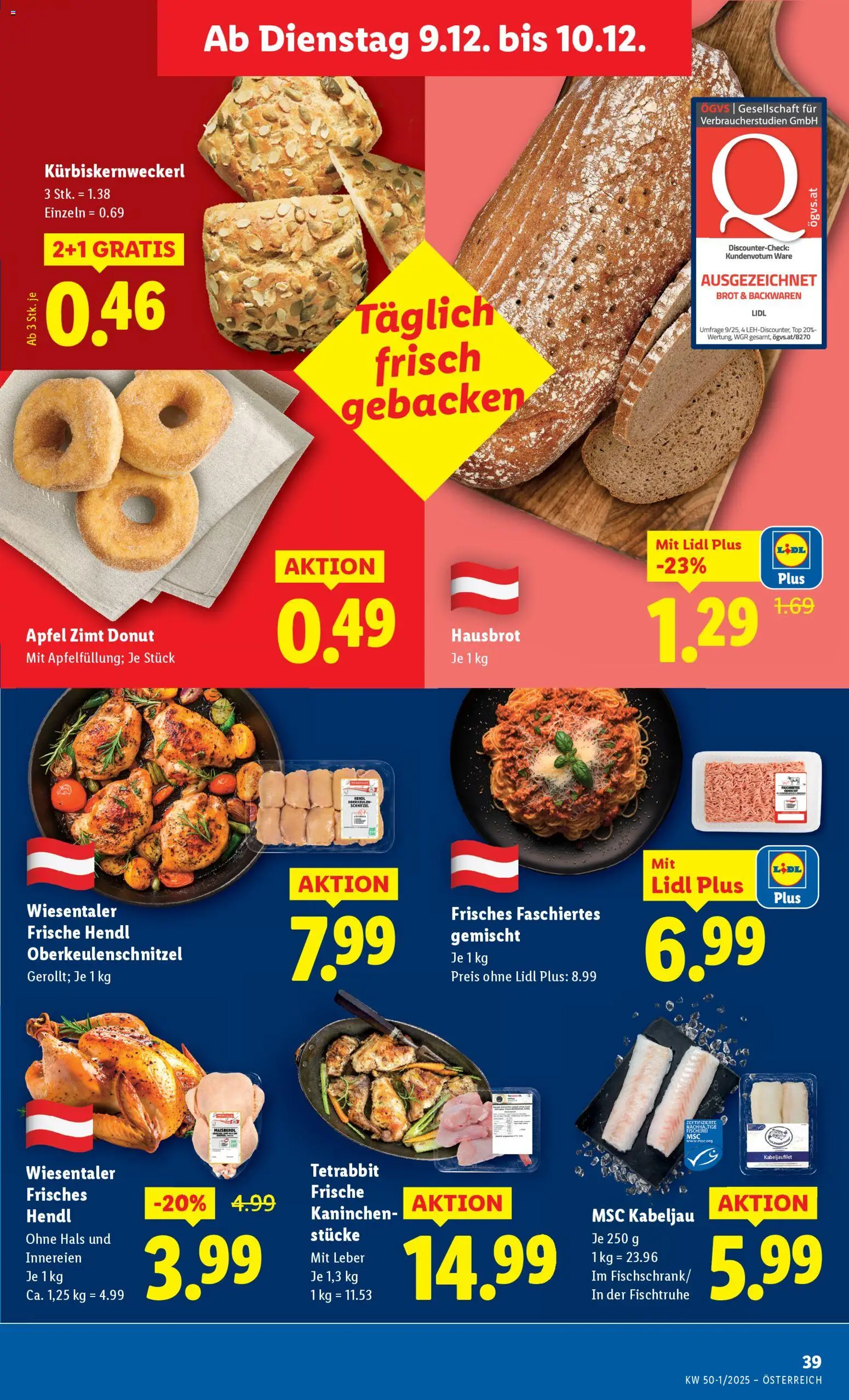 Lidl Flugblatt - Eisenstadt, Ebenfurth, Mattersburg gültig ab 04.12.2025 | Seite: 43 | Produkte: Brot, Äpfel