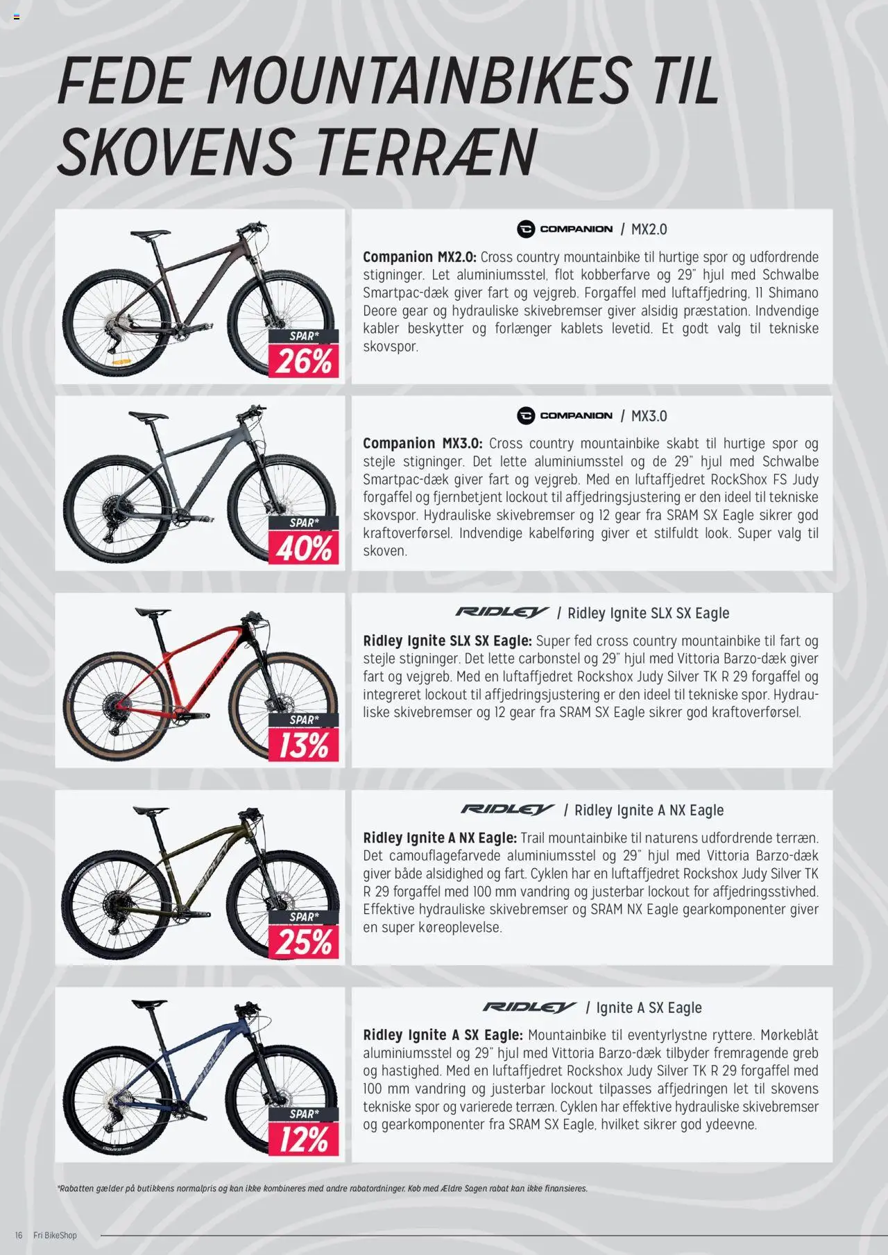 Fri BikeShop Tilbudsavis gyldig fra 01.10.2024 | Side: 16 | Produkter: Kabler