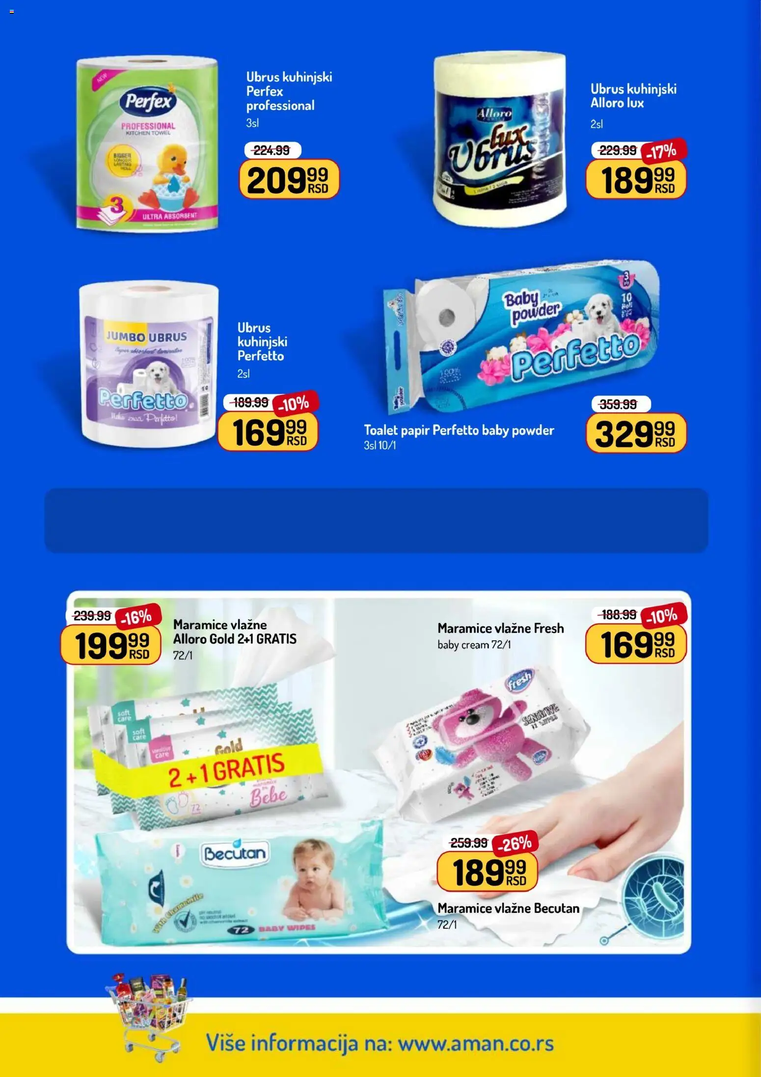 Aman katalog - važi od 16.02.2026 | Strana: 44 | Proizvode: Toalet papir, Ubrus
