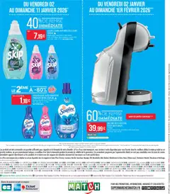 Match Supermarché - Prévisualisation de Match Supermarché catalogue valide à partir de 02.01.2026 | Page: 20 | Produits: Lessive liquide Skip, Soupline, Portes, Lessive