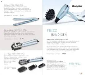 Glätteisen HYDRO-FUSION ST573E, Das BaByliss Hydro-Fusion Glätteisen ist ein professioneller Styler, der glattes, geschmeidiges Haar mit wunderschönem Glanz liefert. Bändigen Sie Frizz beim Glätten und erhalten Sie ein seidiges und gepflegtes Ergebnis. ab 03.10.2025 gültig | Seite: 115 | Produkte: Haartrockner, Finish, Glätteisen