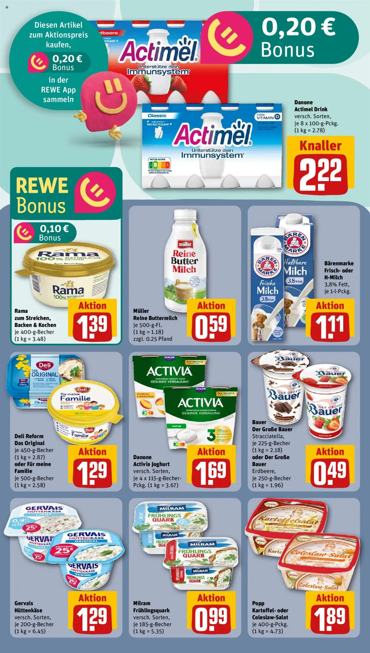 Rewe ihr Kaufpark Prospekt 	 – gültig ab 08.09.2025 | Seite: 11 | Produkte: Butter, Joghurt, Milram, Deli reform