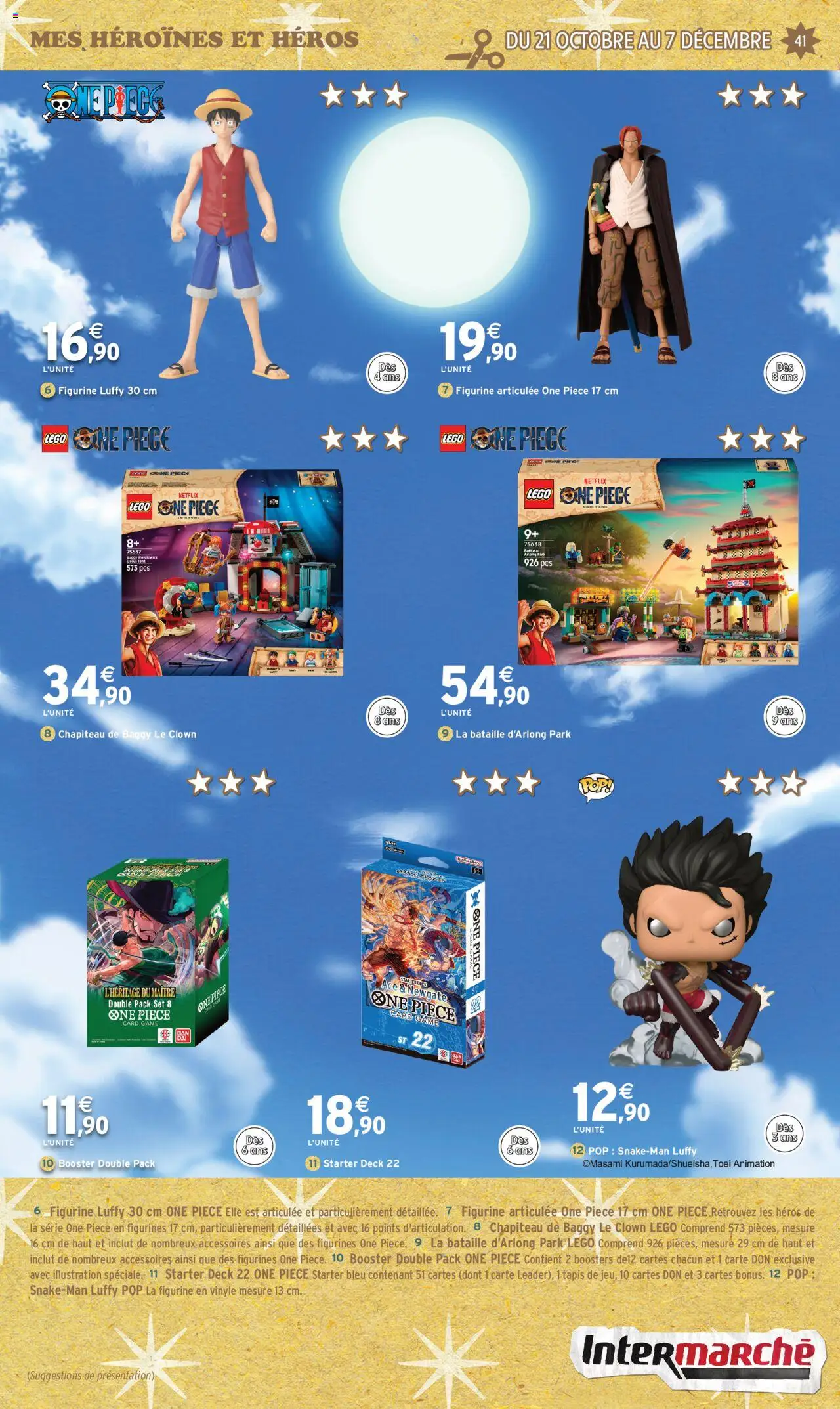 {H1} | Page: 41 | Produits: Légo, Tapis, Figurines, Thé