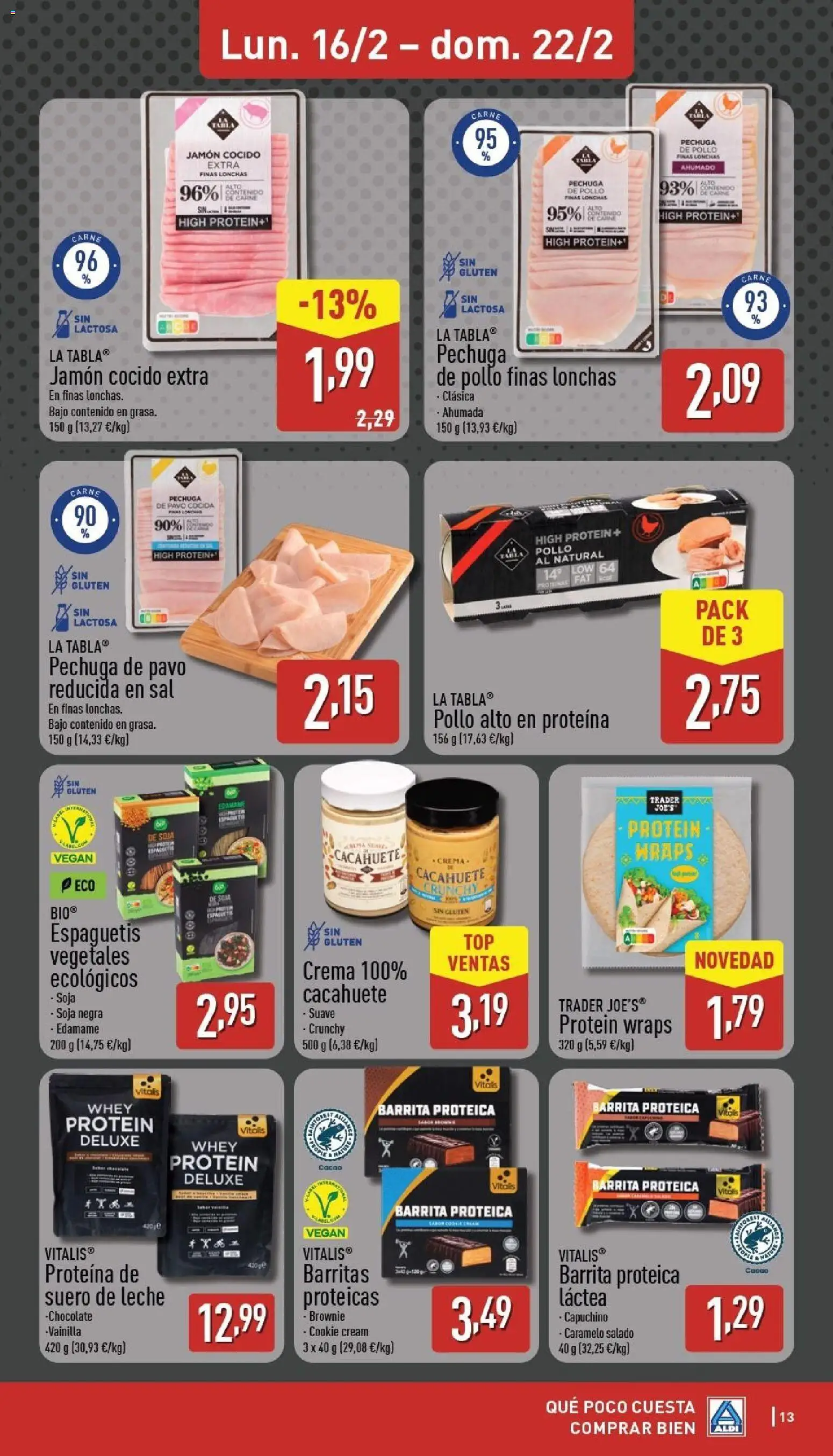 Aldi folleto Península │ válido desde el 16.02.2026 | Página: 13