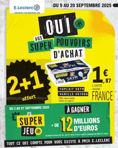 E.Leclerc - Prévisualisation de E.Leclerc Catalogue Super Pouvoirs d'Achat valide à partir de 09.09.2025