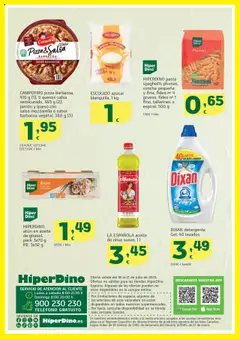 HiperDino folleto │ válido desde el 18.07.2025 | Página: 2 | Productos: Aceite, Pizza, Aceite de oliva, Teléfono