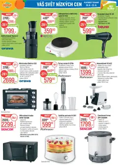 Globus leták od 10.09.2025 | Strana: 24 | Produkty: Mikrovlnná trouba, Ventilátor, Zavařovací hrnec, Vysoušeč vlasů