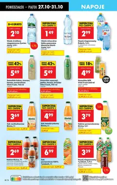 Pogląd oferty "Smoothie kokos, ananas, banan, pomarańcza Vital Fresh, 750 ml, Coconut, pineapple, banana, orange smoothie" - ważna od 27.10.2025 | Strona: 68