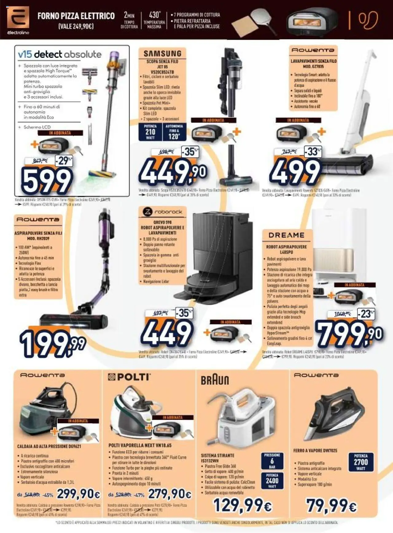 Volantino Unieuro del 13.10.2025 | Pagina: 19 | Prodotti: Schermo, Robot aspirapolvere, Aspirapolvere senza fili, Samsung