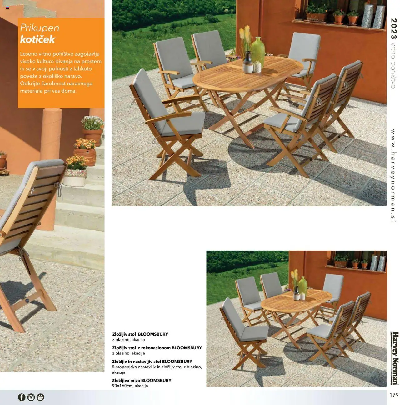 Harvey Norman - Katalog - Vrtno pohištvo │ velja od 01.03.2023 | Stran: 179