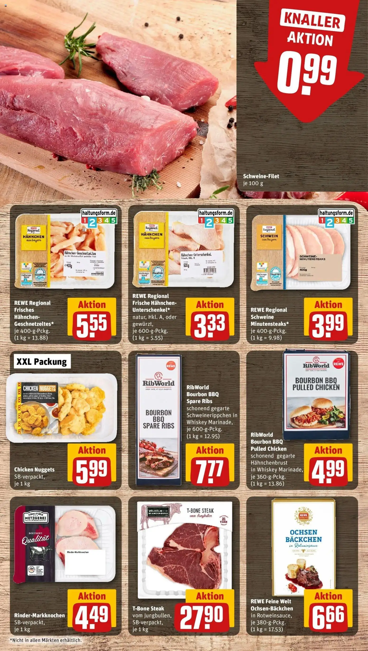 Rewe prospekt Burgheim	 – gültig ab 22.02.2026 | Seite: 8 | Produkte: Hahnchen, Spare ribs, Schweinefilet, Whiskey