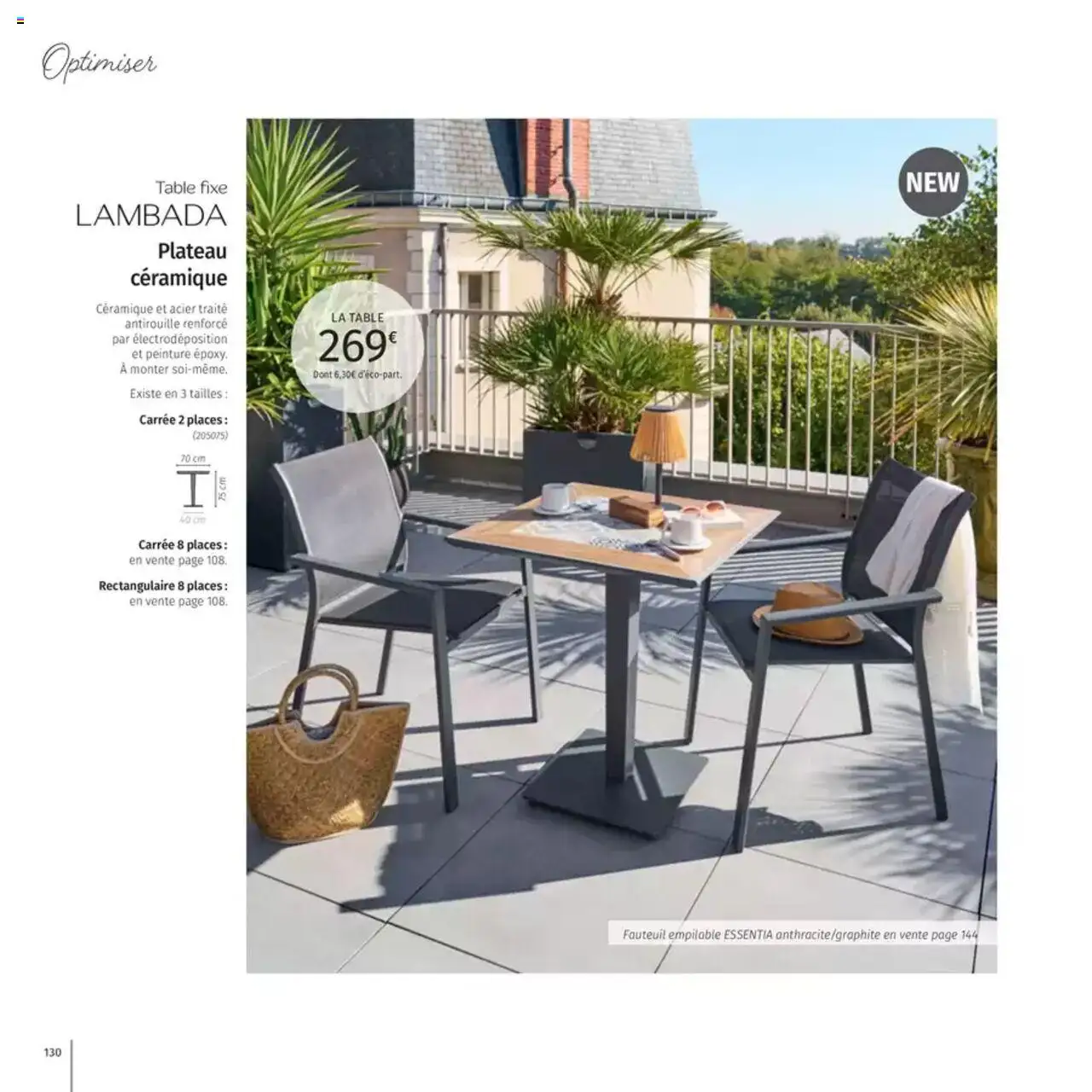  | Page: 130 | Produits: Plateau, Fauteuil, Table