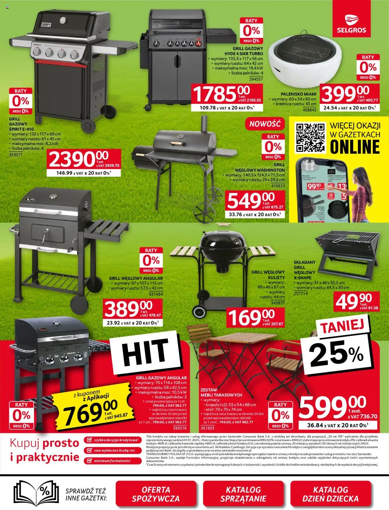 Selgros cash&carry Gazetka - Oferta przemysłowa od 22.05.2025 | Strona: 7 | Produkty: Grill, Grill gazowy, Stół, Krzesło