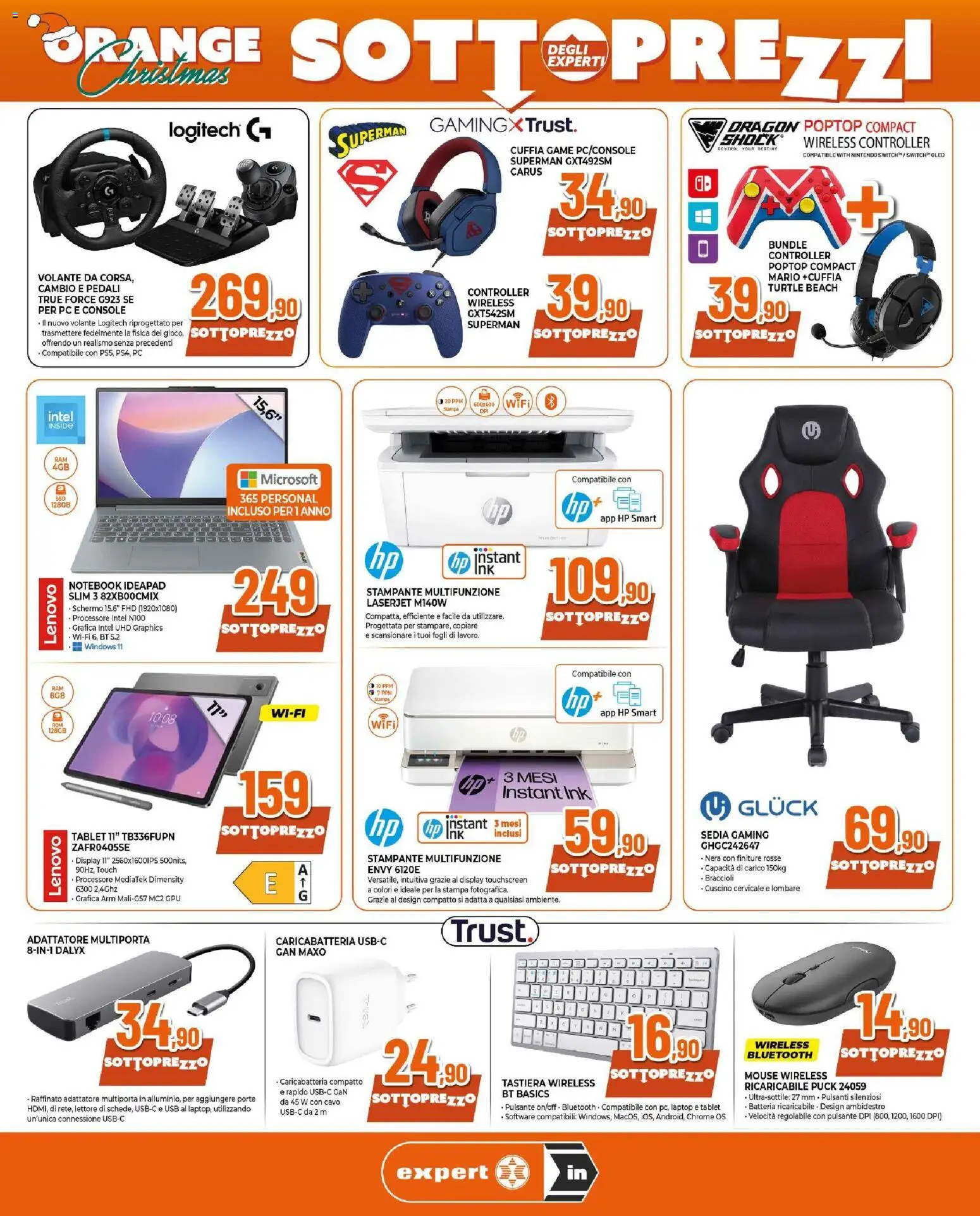 Volantino Ipercoop del 12.12.2025 | Pagina: 4 | Prodotti: Braccioli, Tablet, PC, Adattatore