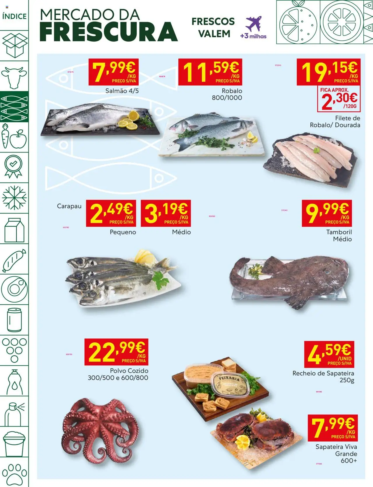 Recheio folheto │ válido de 30.10.2025 | Página: 8 | Produtos: Dourada, Polvo, Tamboril, Sapateira