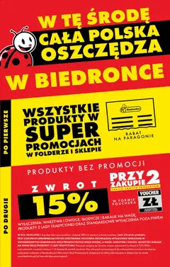 Náhled letáku Biedronka Polsko leták - Cała Polska oszczędza! środa od 29.04.2026