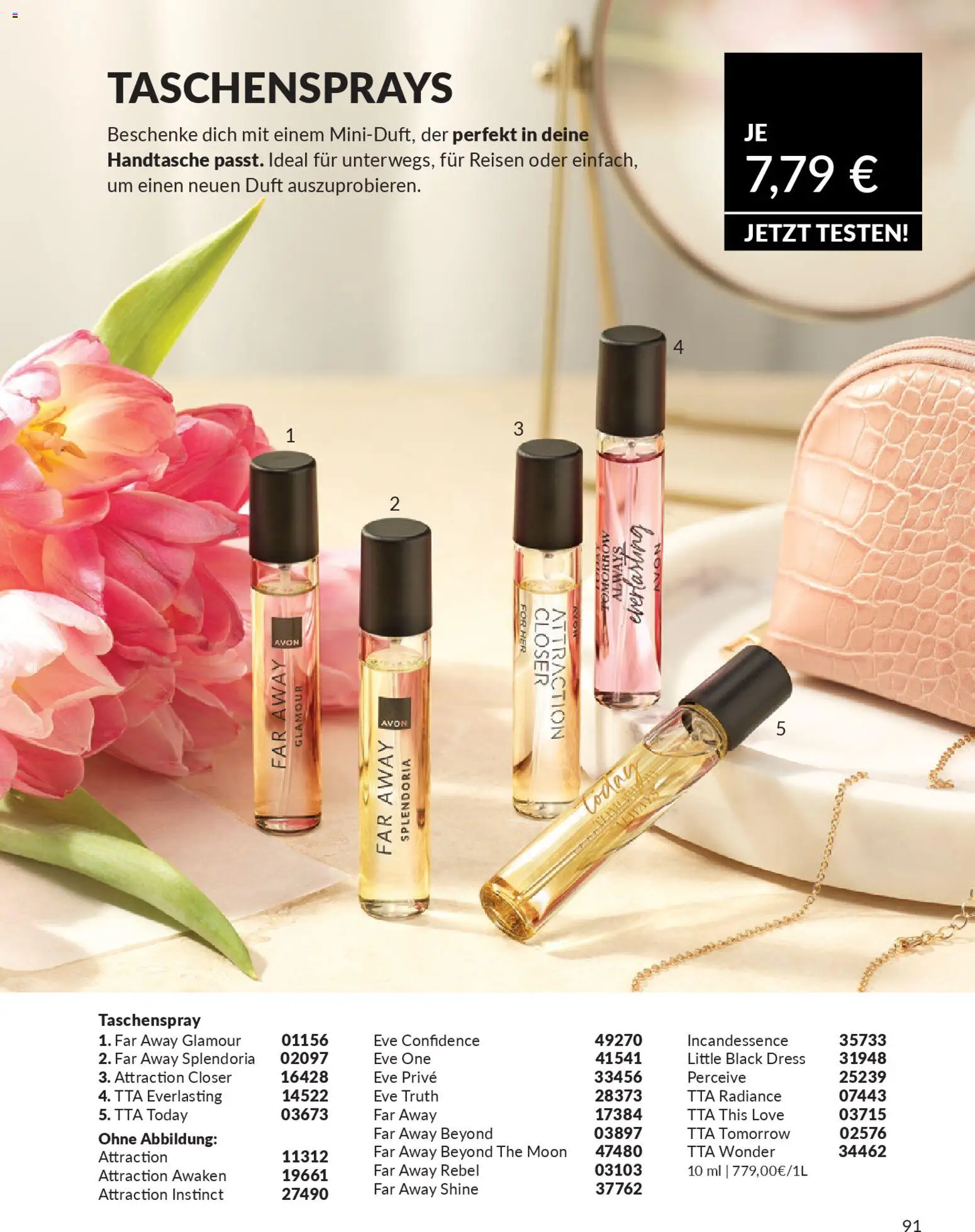 AVON Katalog Januar 2026 – gültig ab 01.01.2026 | Seite: 93 | Produkte: Duft, Handtasche