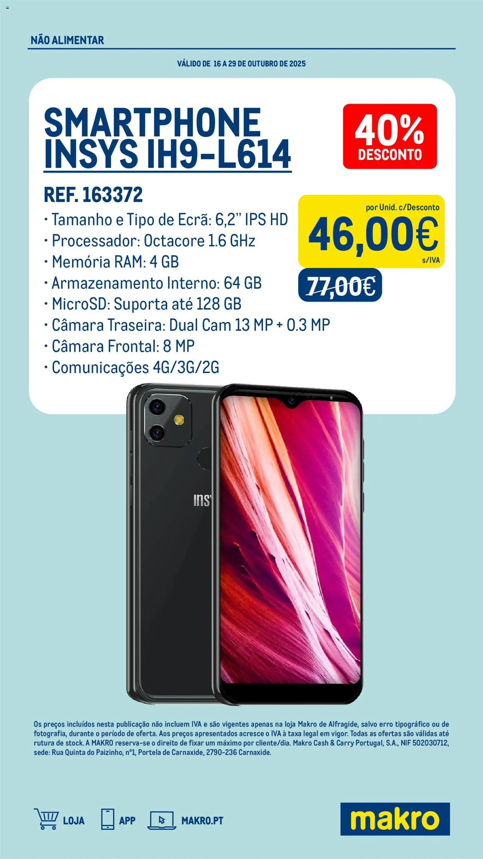 Makro Especial Lx │ válido de 23.10.2025 | Página: 2 | Produtos: Smartphone, Memória ram