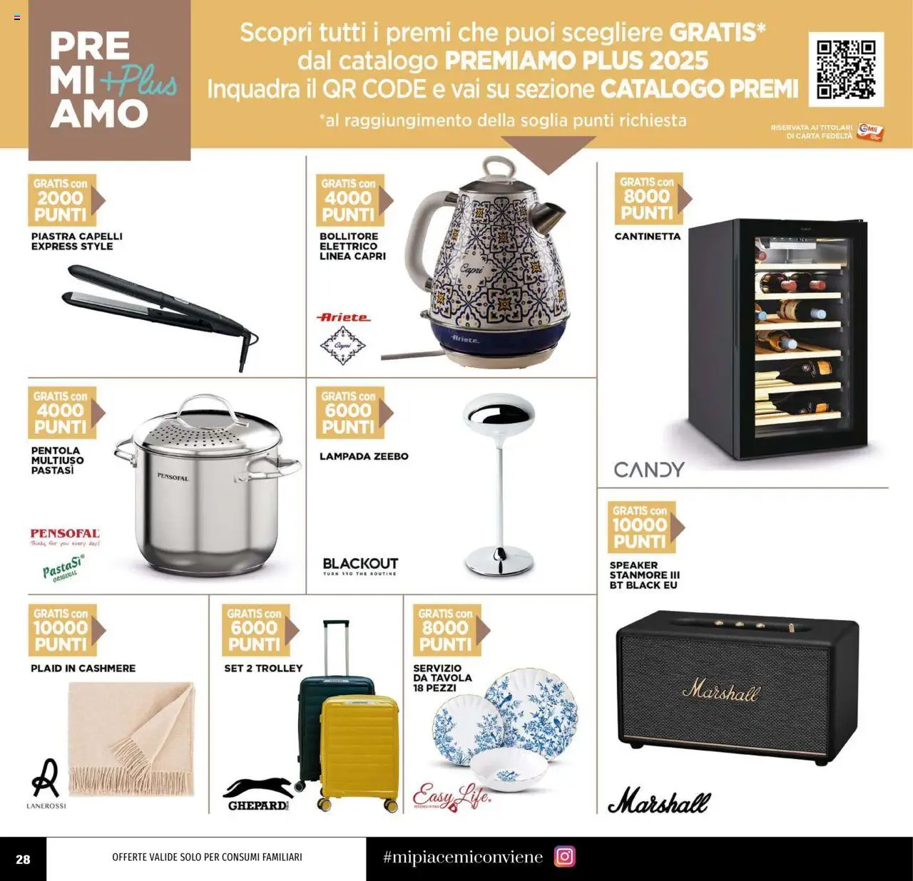 Volantino EMI del 16.10.2025 | Pagina: 28 | Prodotti: Plaid, Speaker, Bollitore, Lampada