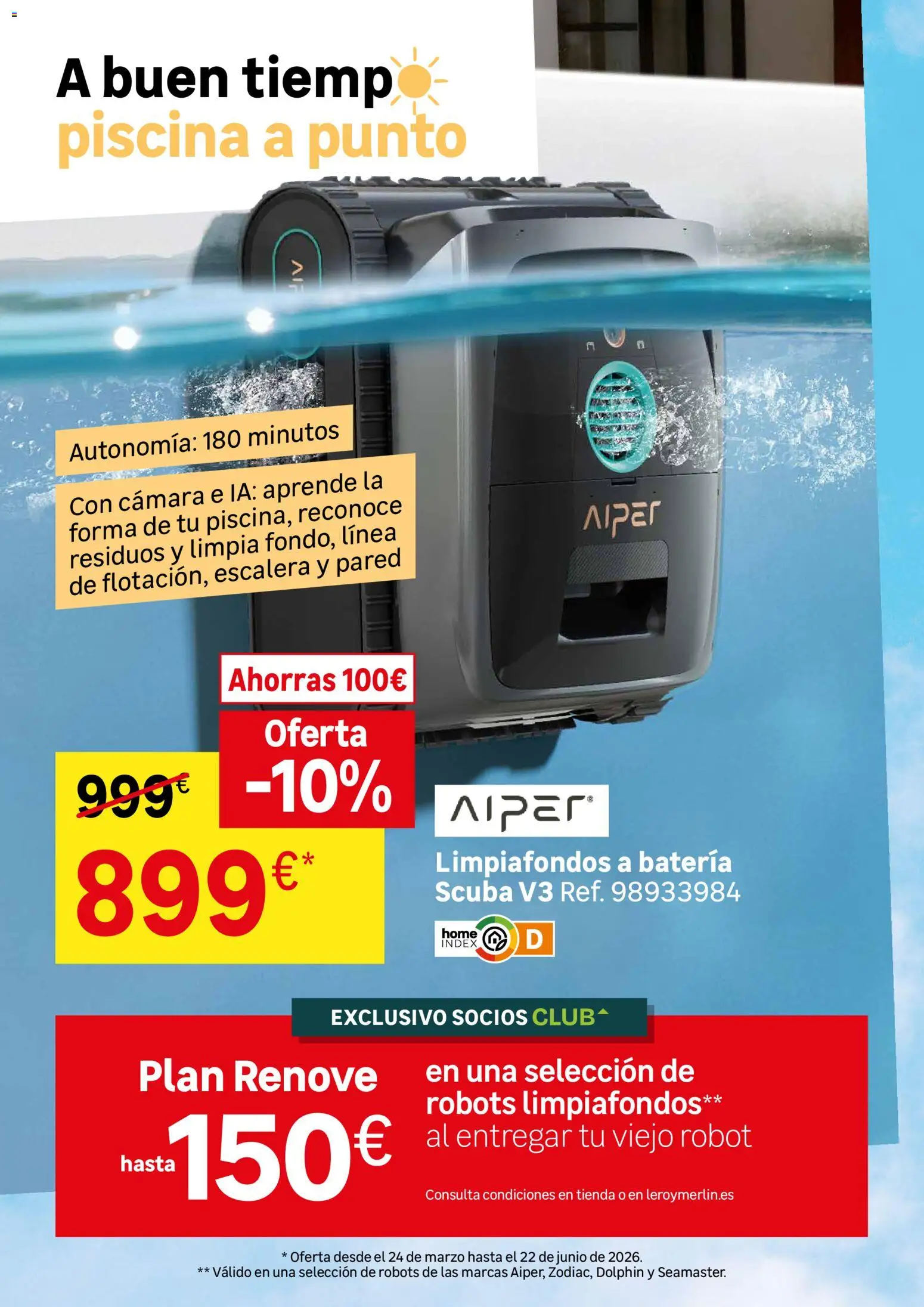 Leroy Merlin catálogo │ válido desde el 21.04.2026 | Página: 25 | Productos: Cámara, Robot, Batería