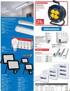 Bauhaus katalog akcije – veljaven od 02.10.2025 | Stran: 11 | Izdelki: Led svetilka, Led reflektor, Svetilka, Razdelilnik