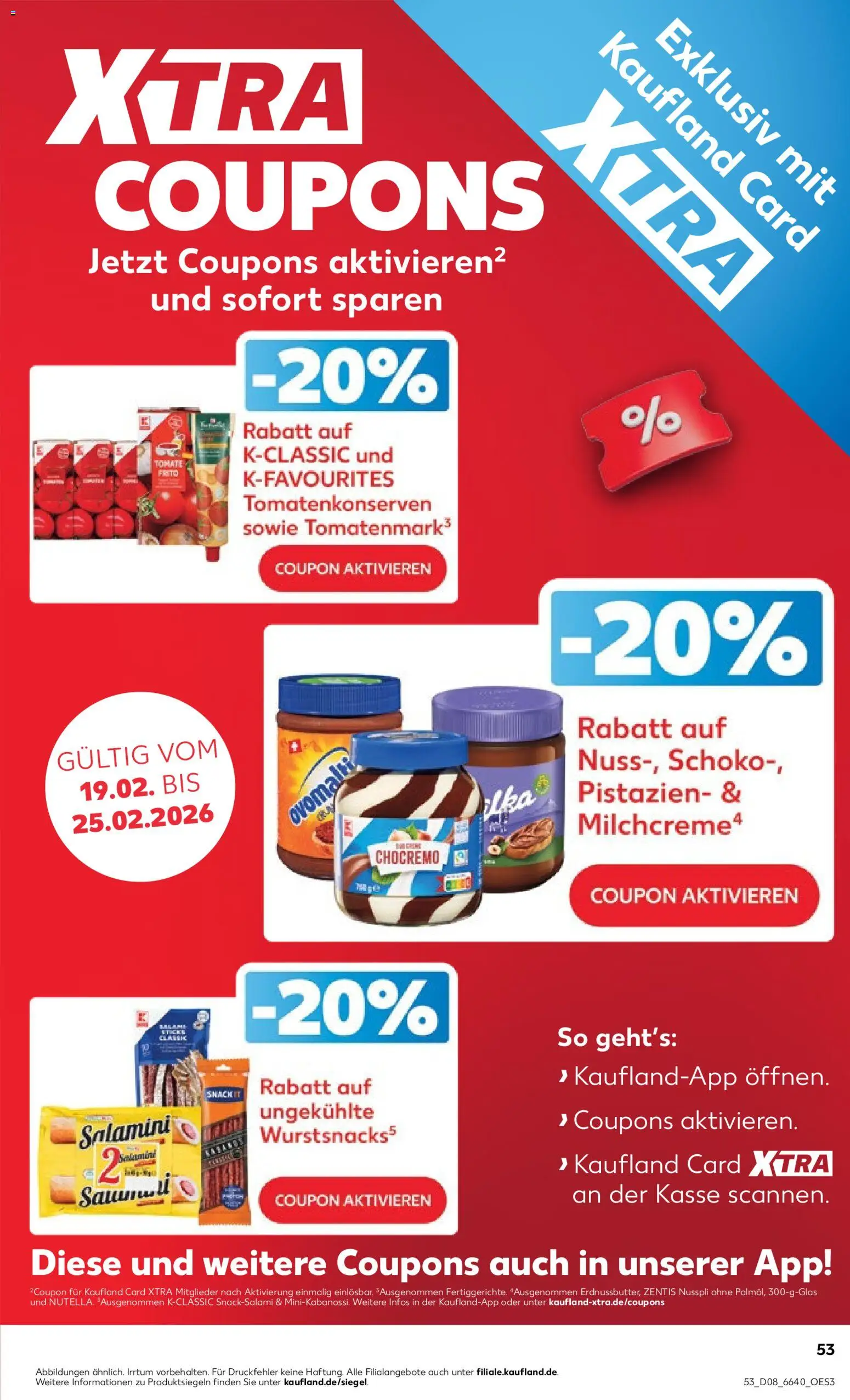 Kaufland prospekt Speyer	 – gültig ab 22.02.2026 | Seite: 53 | Produkte: Pistazien, Zentis nusspli