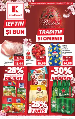 Ofertele Kaufland valabile de la 11.03.2026