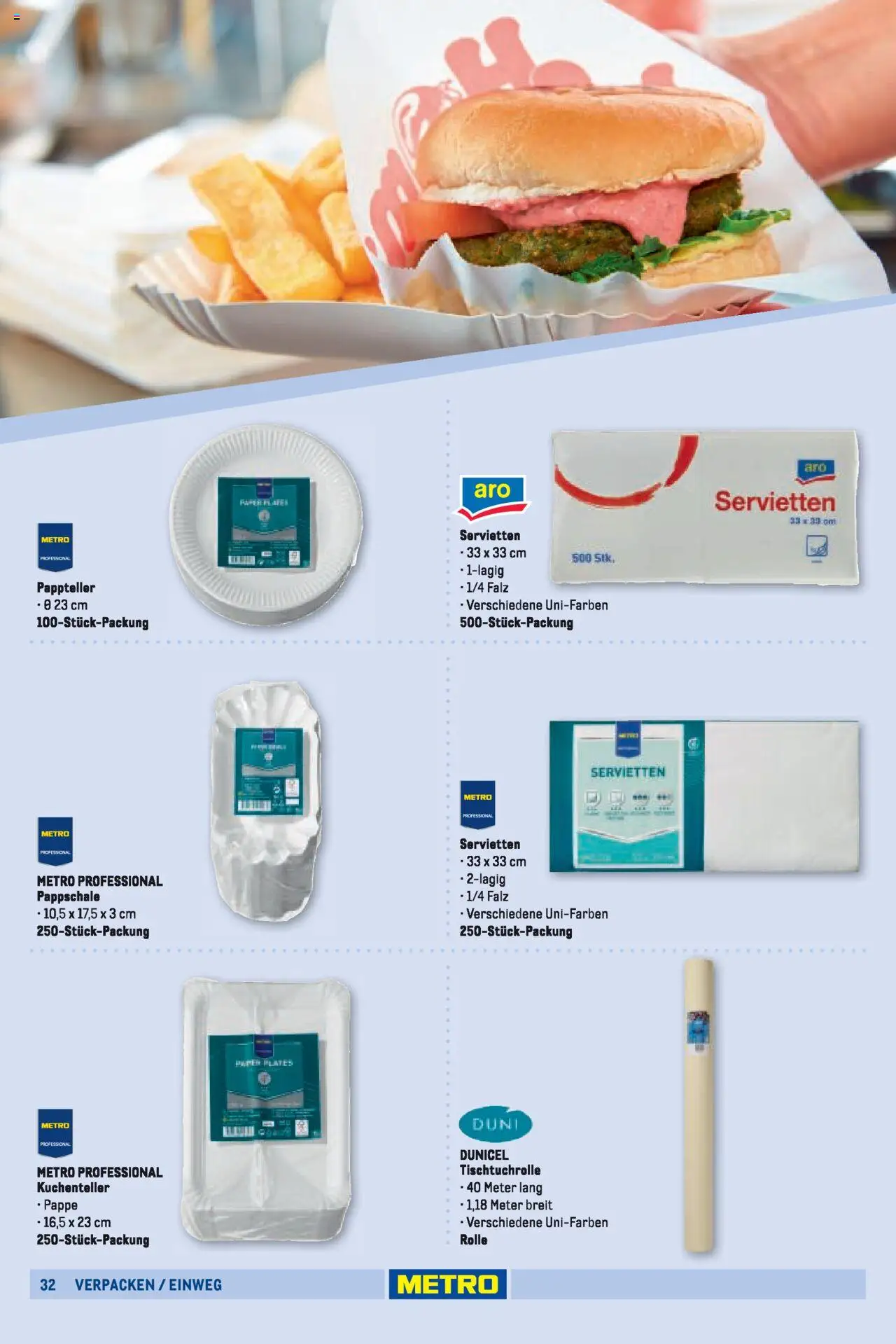 Metro Sortimentskatalog Vereine & Feste – gültig ab 01.06.2024 | Seite: 32