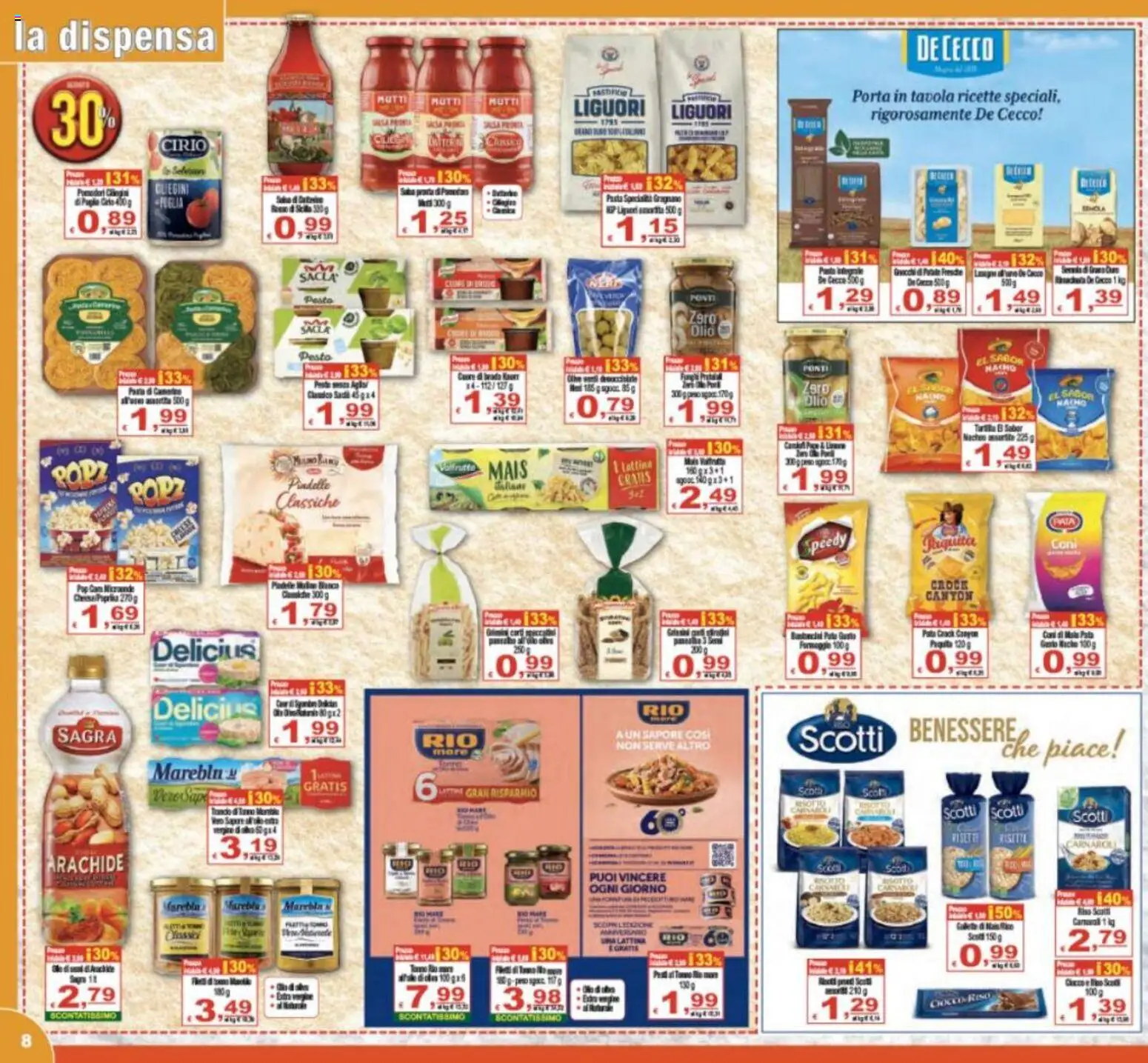 Volantino CTS del 07.11.2025 | Pagina: 8 | Prodotti: Olio, Pesto, Mais, Gnocchi
