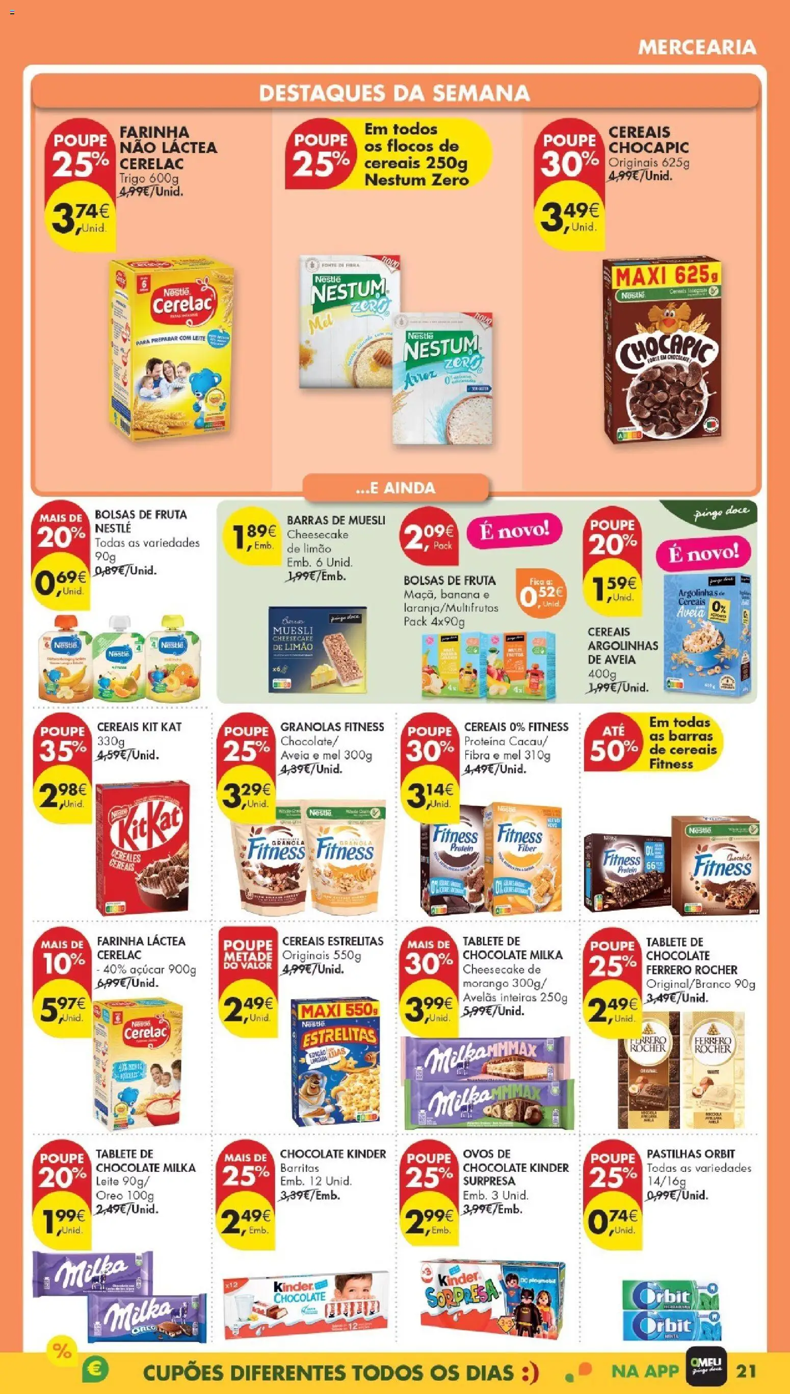 Pingo Doce Poupe Esta Semana Madeira │ válido de 03.03.2026 | Página: 21 | Produtos: Arroz, Açúcar, Cereais, Proteina