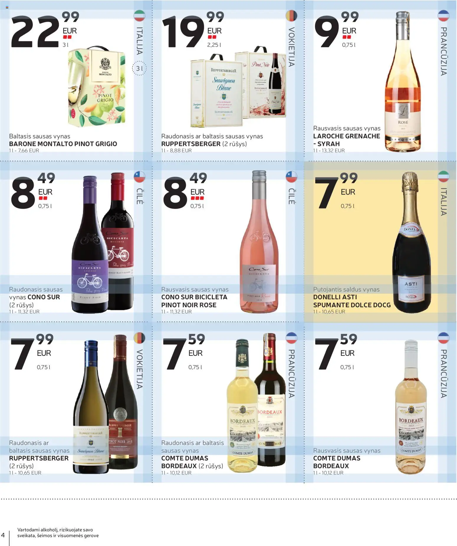 Rimi akcijos nuo 14.04.2026 | Puslapis: 4 | Prekių: Vynas