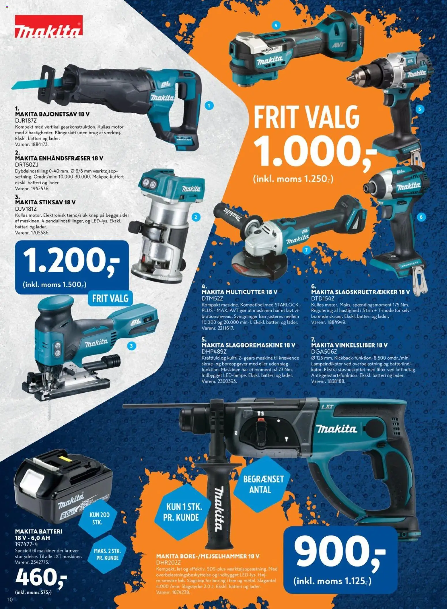 Davidsen tilbudsavis – gyldig fra 24.04.2026 | Side: 10 | Produkter: Skrue, Batteri