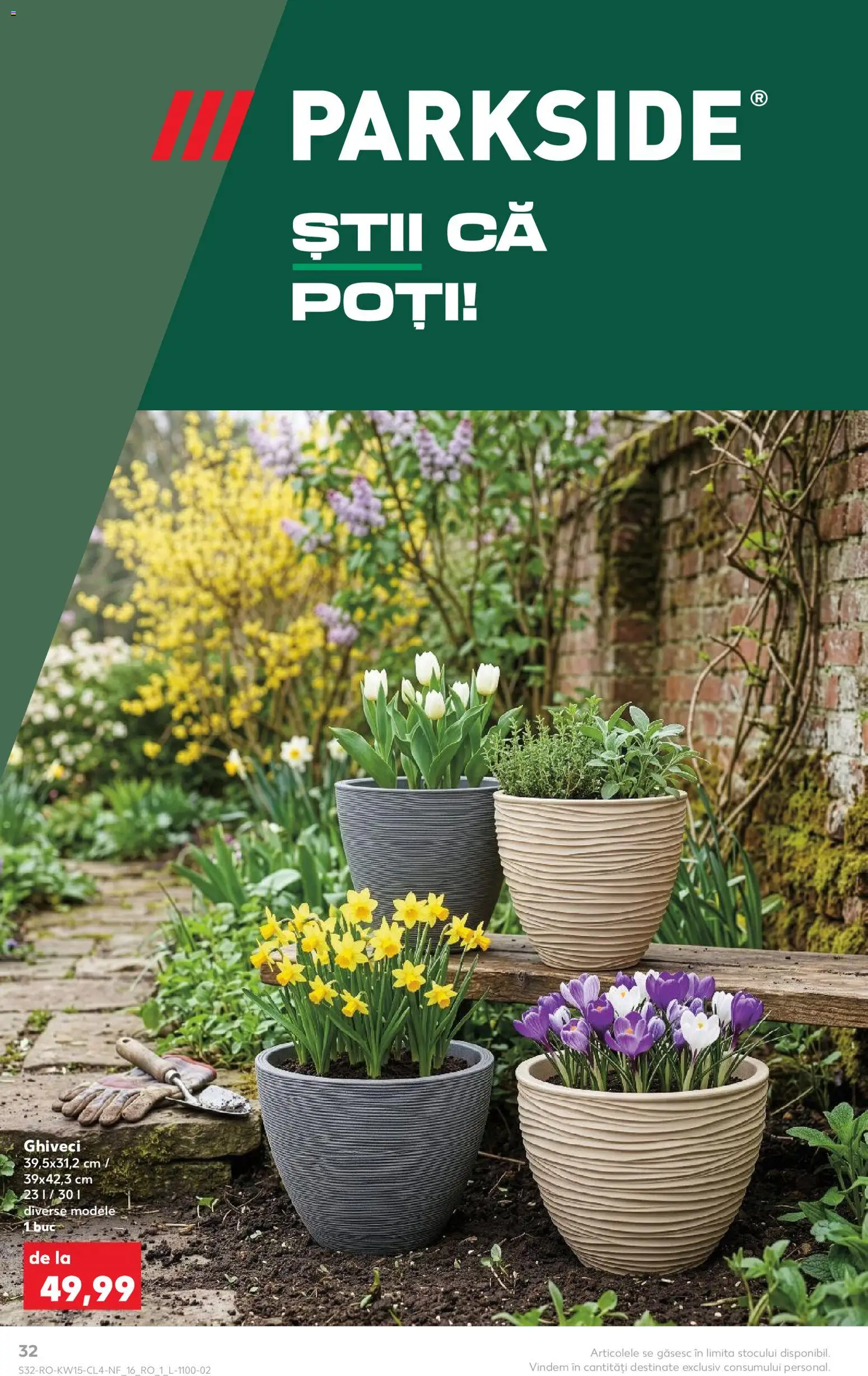 Noul catalog Kaufland – valabil de la 08.04.2026 | Pagină: 32 | Produse: Ghiveci