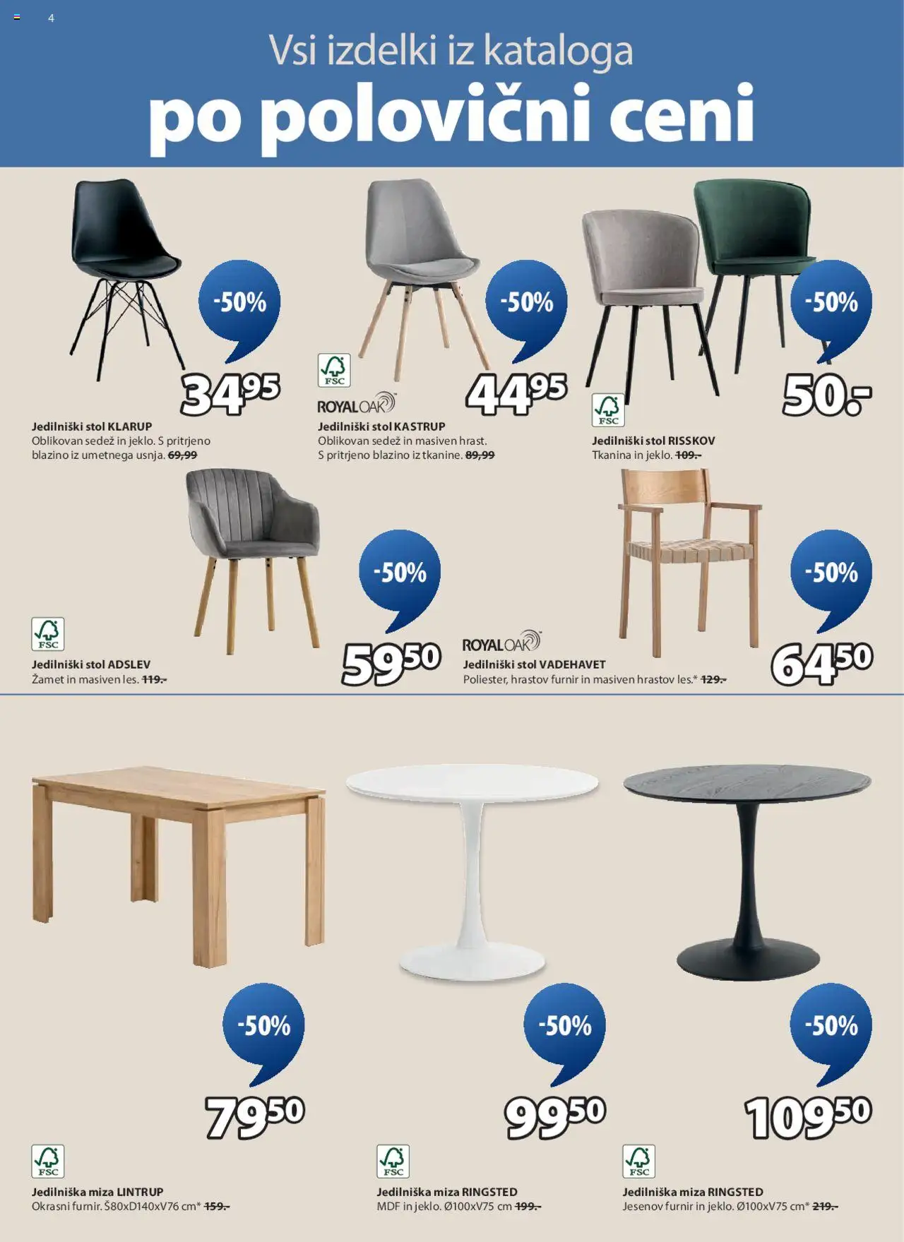 JYSK katalog │ velja od 06.08.2025 | Stran: 4 | Izdelki: Furnir, Rolo, Ogledalo, Omarica