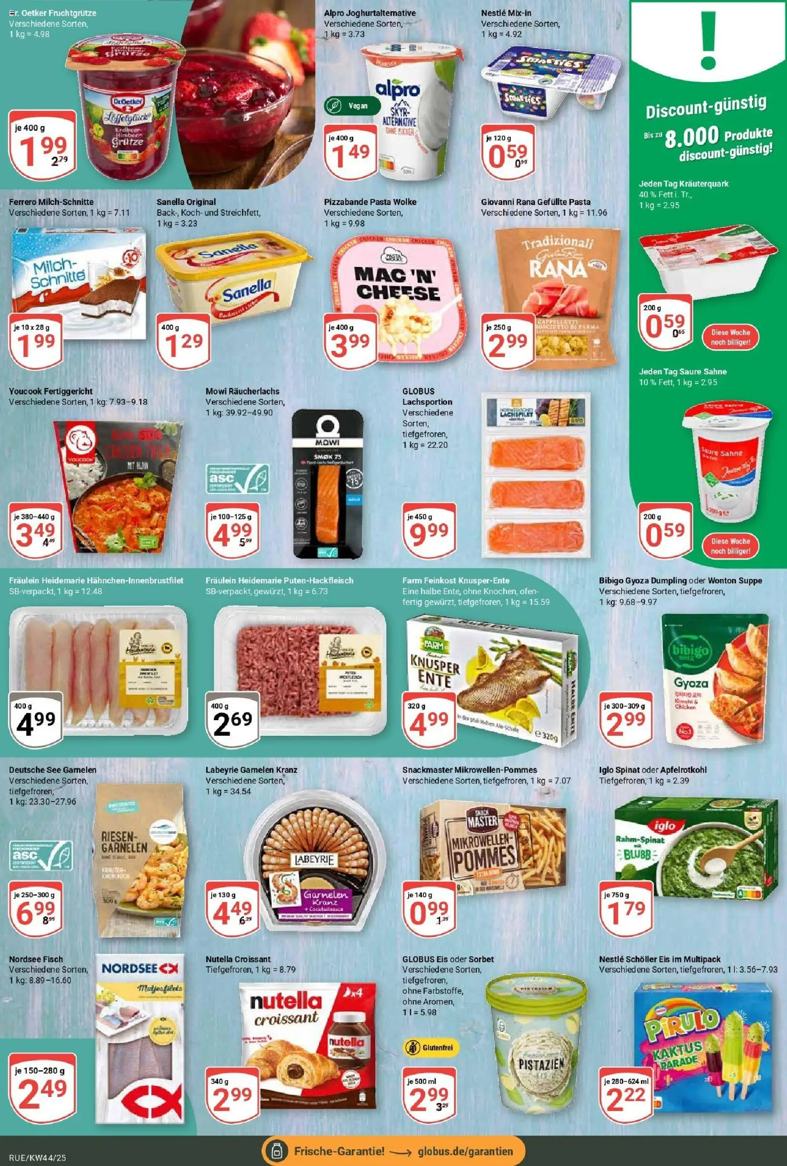 Globus prospekt Rüsselsheim	 – gültig ab 26.10.2025 | Seite: 10 | Produkte: Skyr, Fisch, Räucherlachs, Ente