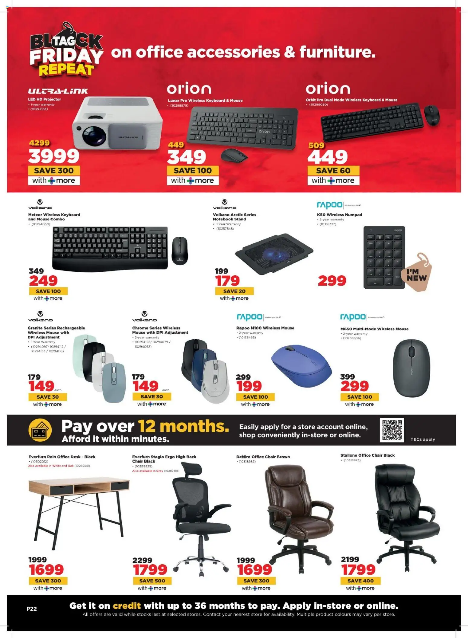 New HiFi Corp catalogue – valid from 04.03.2026 | Page: 22 | Products: Notebook, Keyboard, Desk, Chair