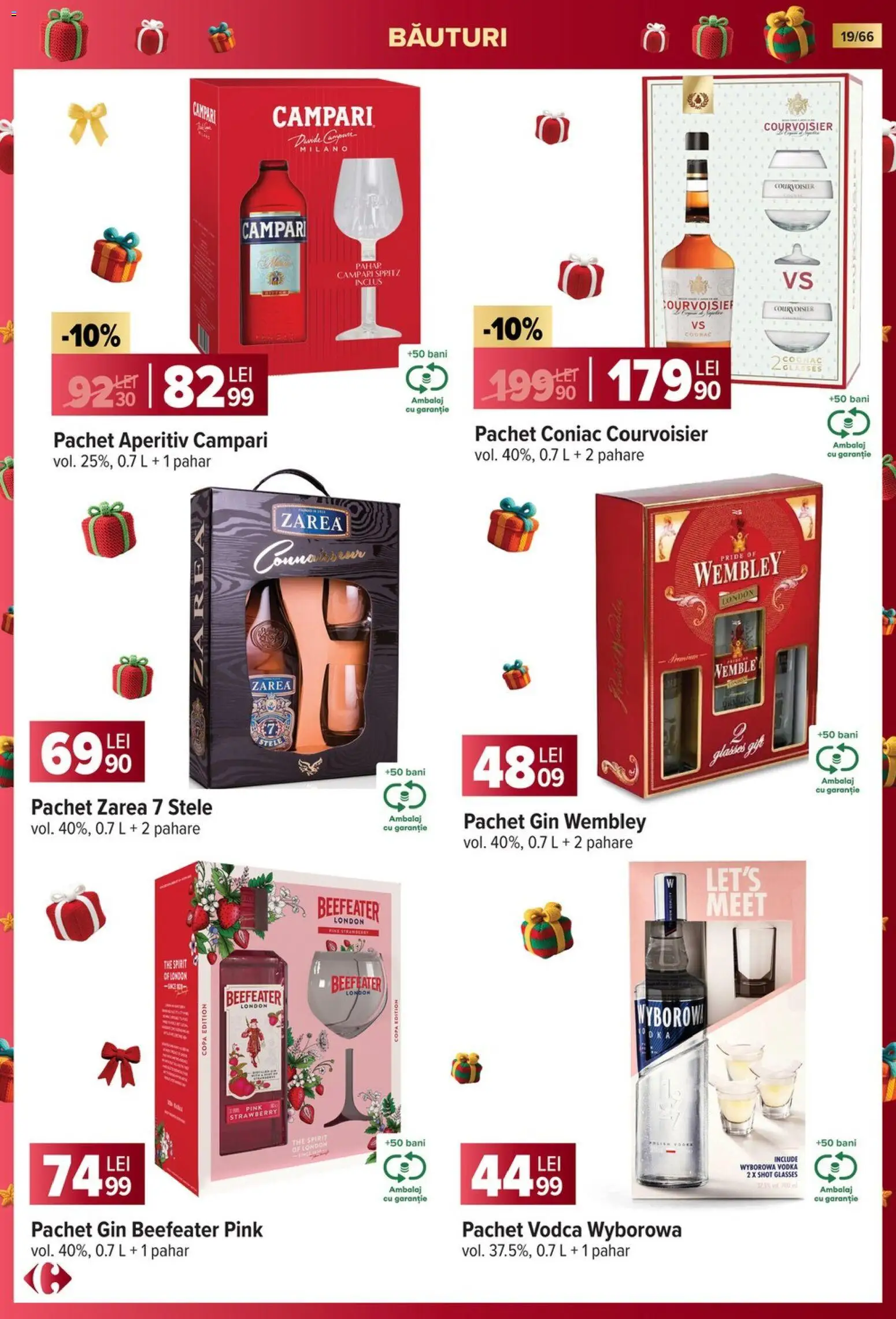 Noul catalog Carrefour – valabil de la 19.11.2025 | Pagină: 19 | Produse: Su ısıtıcı, Pahare, Gin, Vodka