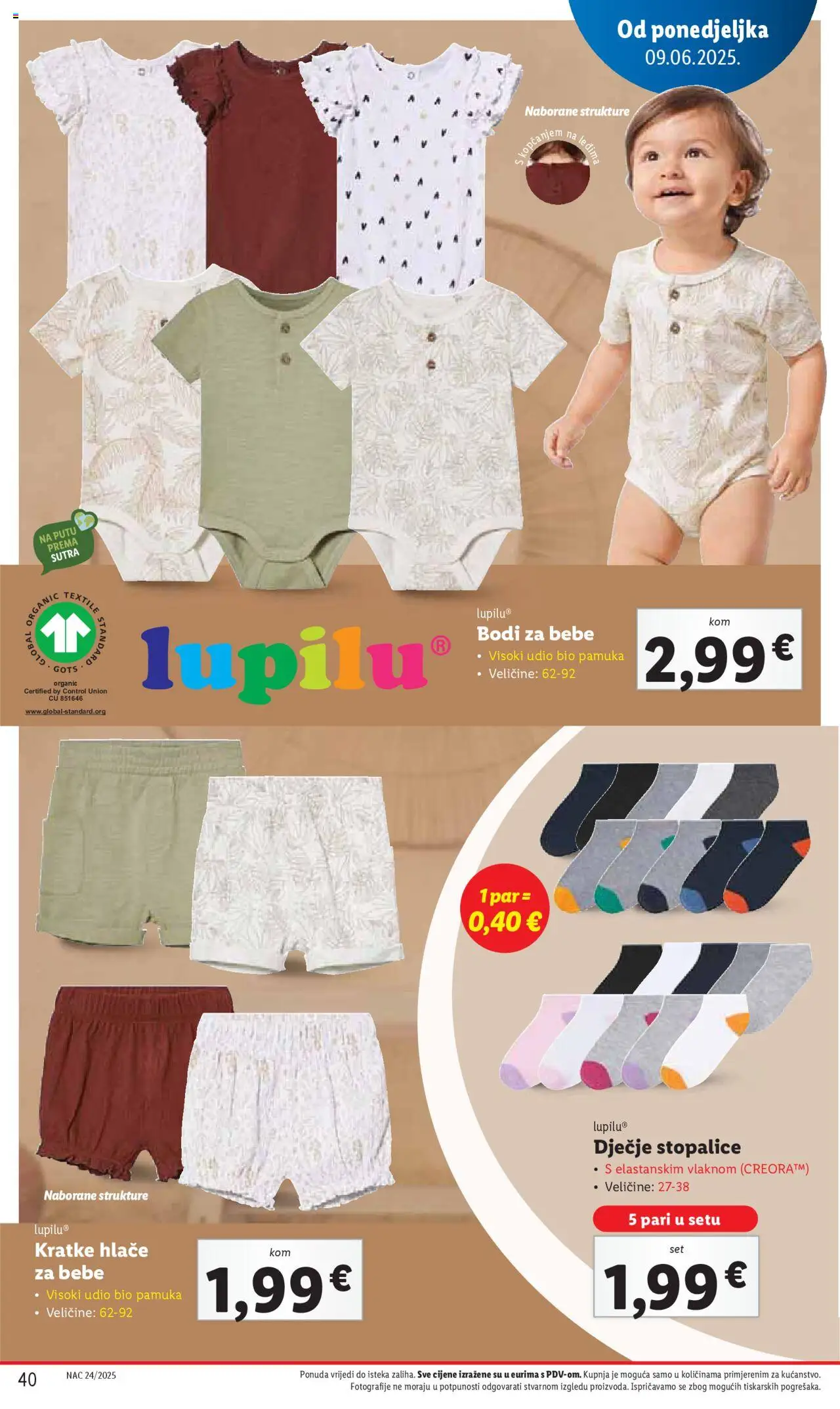 Lidl katalog | vrijedi od 09.06.2025 | Stranica: 40 | Proizvodi: Hlače, Kratke hlače