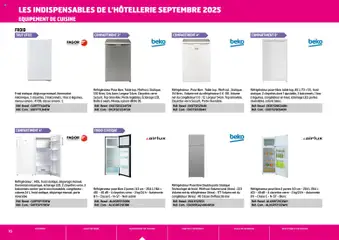 Rexel - Prévisualisation de Rexel - Brochure les indispensables de l'Hôtellerie valide à partir de 26.11.2025 | Page: 16 | Produits: Réfrigérateur, Congélateur, Porte, Portes