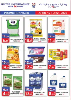 Preview of United Hypermarket catalogue valid from 17.04.2026 | Page: 4 | Products: Banány, Čokoláda, Котлон