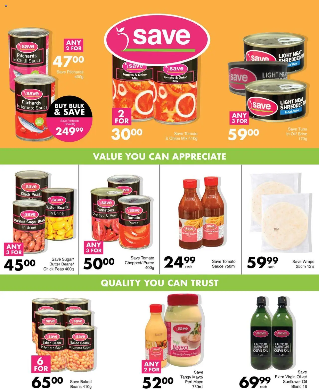 Save Specials │ valid from 14.08.2025 | Page: 17 | Products: Butter, Water, Sauce, Sugar