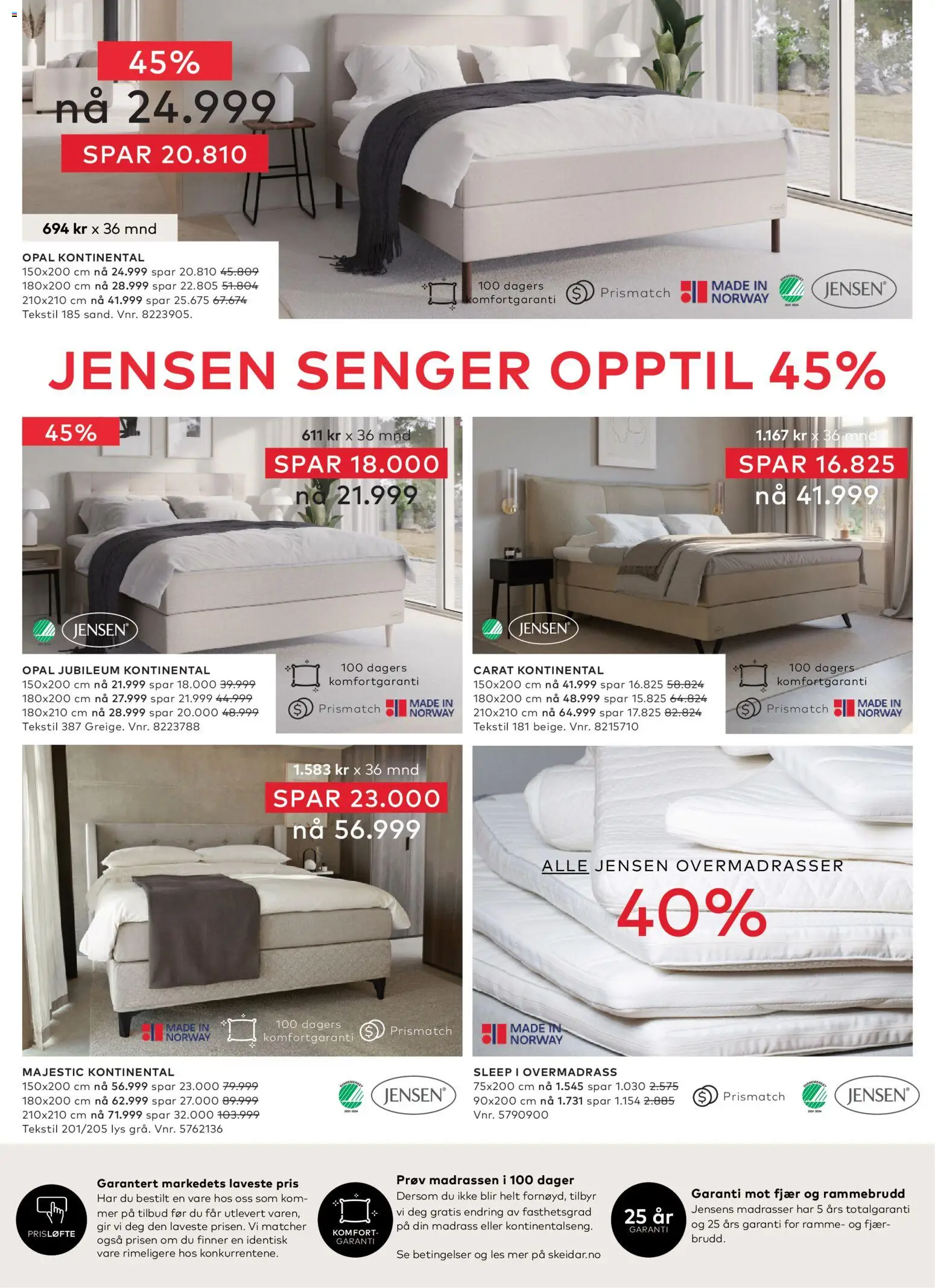 {H1} | Side: 22 | Produkter: Overmadrass, Madrass, Lys