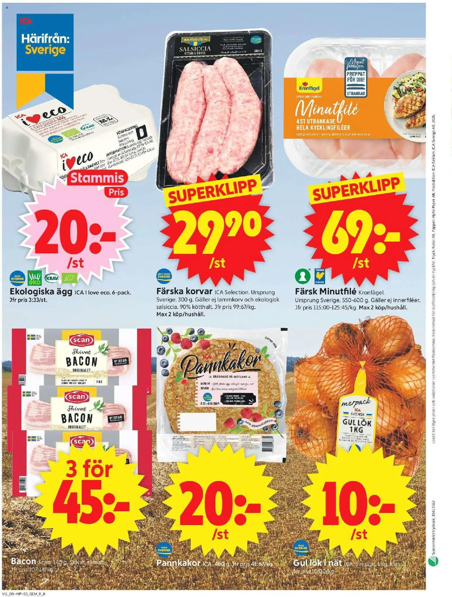 ICA Supermarket reklamblad aktuell från 09.03.2026 | Sida: 10
