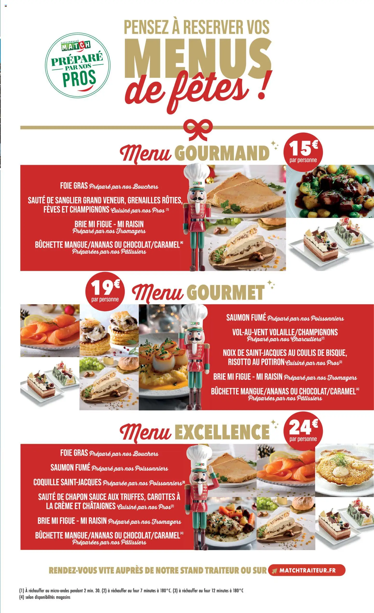 {H1} | Page: 3 | Produits: Menu gourmand, Potiron, Brie, Saumon