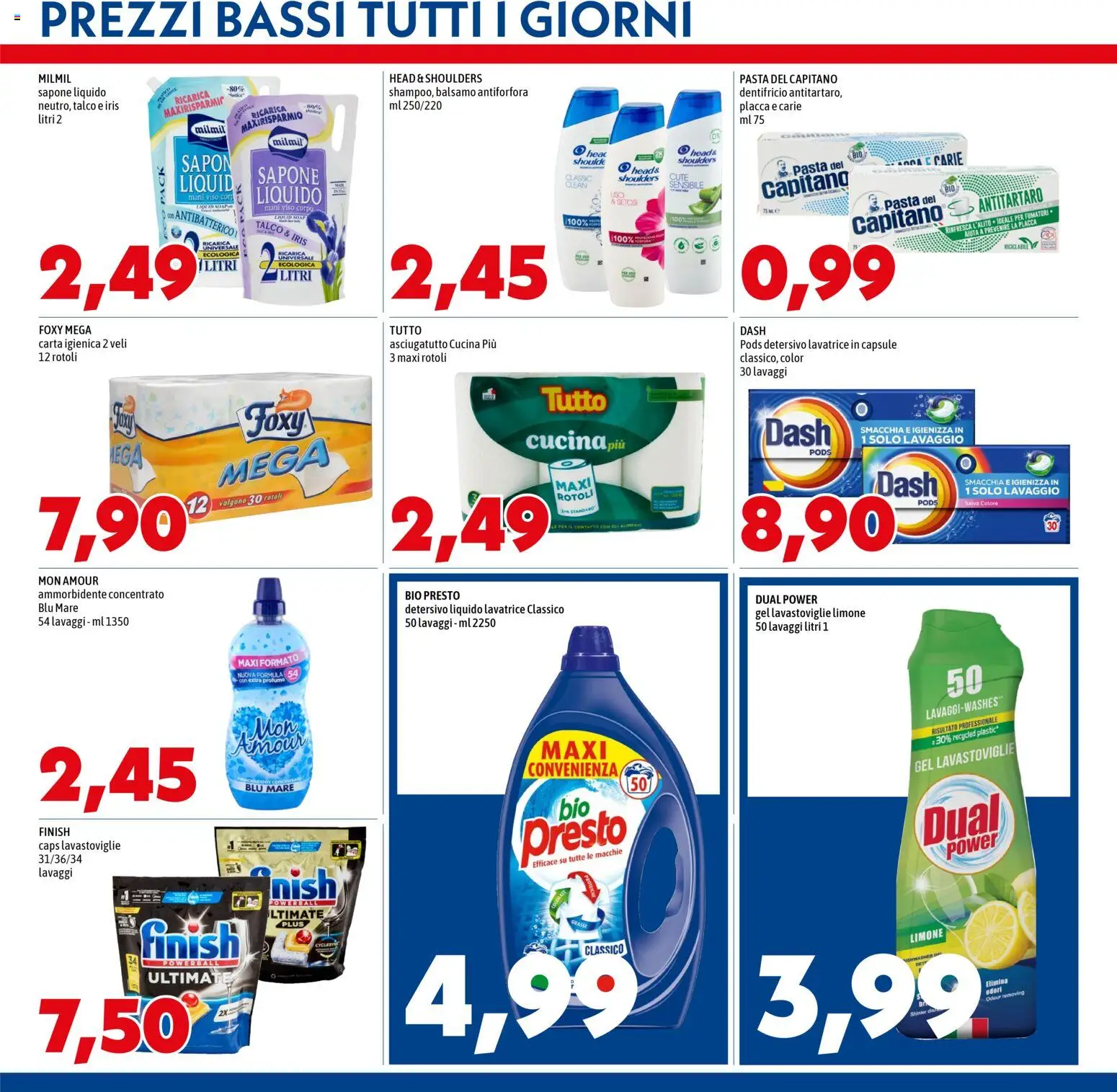 Volantino Mega del 27.11.2025 | Pagina: 11 | Prodotti: Sapone, Dentifricio, Asciugatutto, Profumo