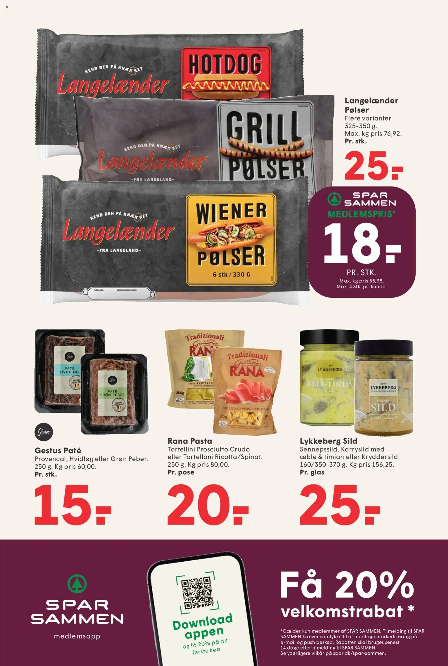 Spar tilbudsavis – gyldig fra 23.01.2026 | Side: 11 | Produkter: Paté, Pasta, Hvidløg, Sild