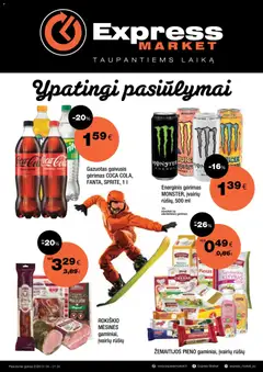 Express market leidinys galioja nuo 04.01.2026