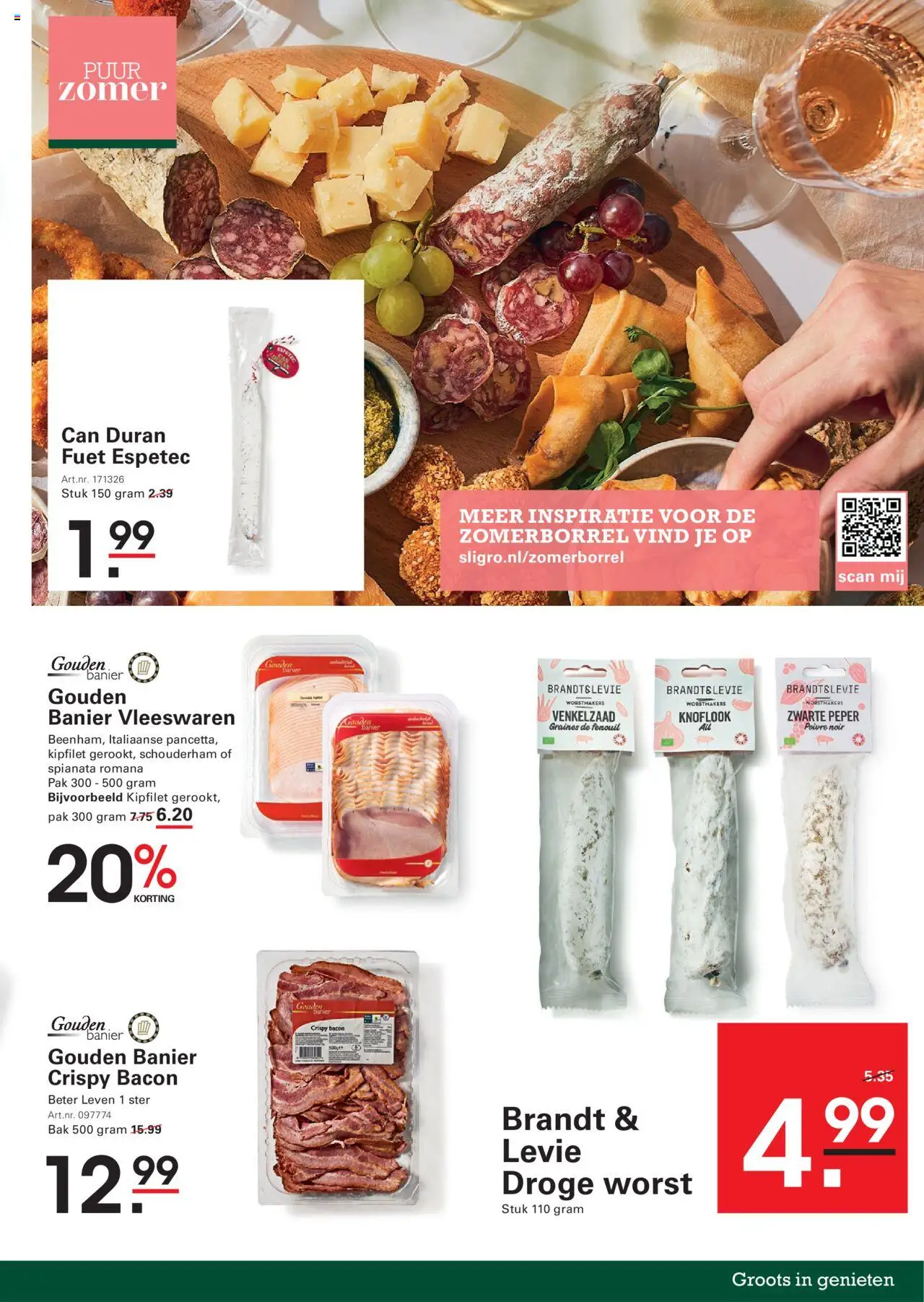  | Pagina: 11 | Producten: Worst, Bacon, Zwarte Peper, Knoflook