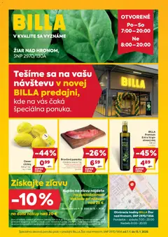 Billa leták platný od 07.01.2026